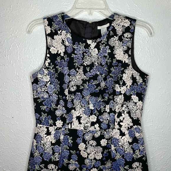 H&M Full Floral Embroidered A-Line Mini Dress - Picture 2 of 5